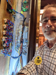 As a TSSA-licensed EDM (Elevating Device Mechanic), I'm stepping in to replace temporary elevator buttons with permanent Dewhurst US91-15 Braille pushbuttons at the Fairmont Royal York Hotel when our scheduled field crew could not attend the site.  We do whatever it takes to minimize client inconvenience.